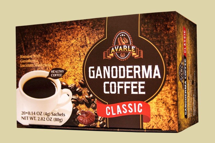 Avarle Classic Healthy Black Coffee with Ganoderma (20 pk/box) - Click Image to Close