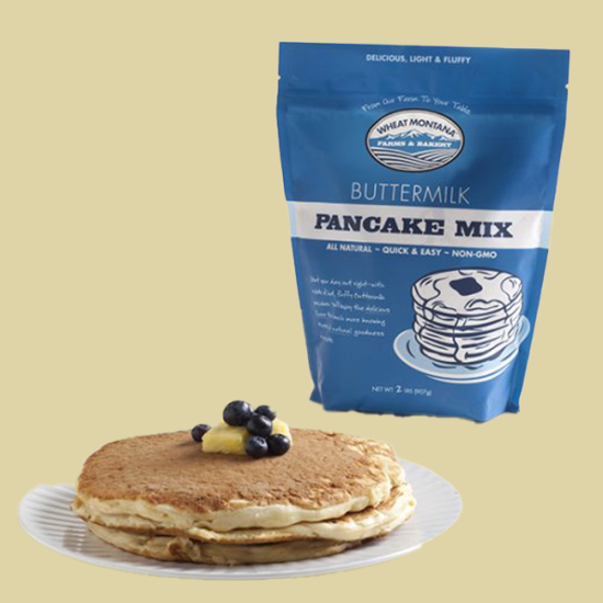 Buttermilk Pancake Mix - Wheat Montana (2 Pound Bag) - Click Image to Close