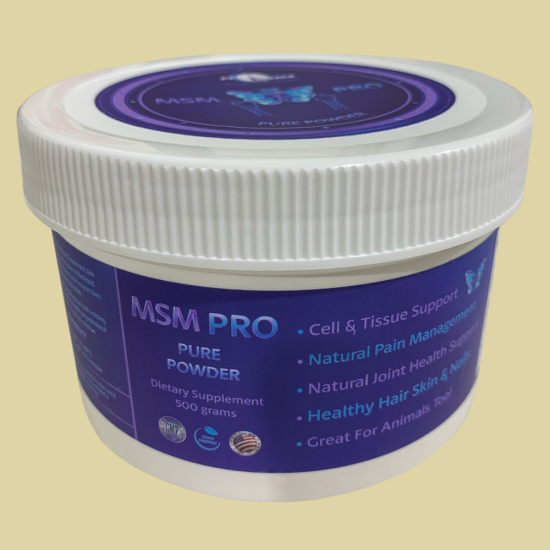 MSM PRO Bulk Powder (500gm - 1.1 lb) Made in The USA! - Click Image to Close