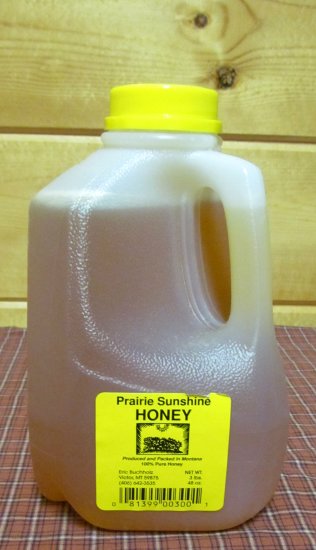 Prairie Sunshine Honey - One Quart (3 Pounds)- From Montana USA! - Click Image to Close