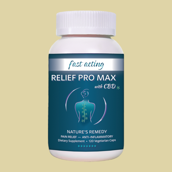 Relief Pro Max - Pain and Inflammation Relief Plus CBD - Naturally! (120 Capsules) 100% Satisfaction Guarantee - Click Image to Close