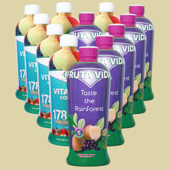 6 ea Pro Vitamin Complete & Fruta Vida Case Special - Free Shipping USA Only - Click Image to Close