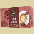 Cafe Avarle Radiance Coffee with Collagen, Ganoderma, Lion's Mane, Kacip Fatima - Creamer, Sugar, Xylitol (15 Pk/Box)