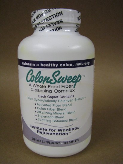 Colon Sweep - Safe effective non-habit forming Fiber - 180 tablets - Click Image to Close