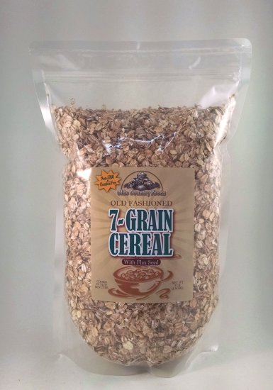 7-Grain Cereal with Flax - Wheat Montana (3 Pound Bag) - Click Image to Close