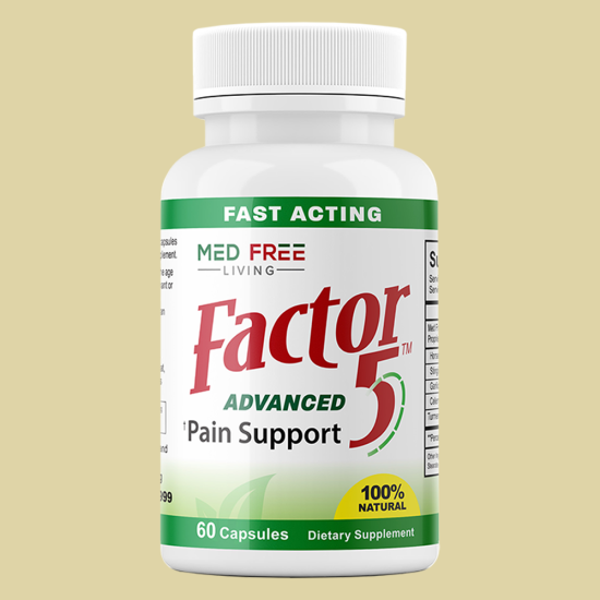 Factor 5 Inflammation and Pain Relief - 60 Capsules - Click Image to Close