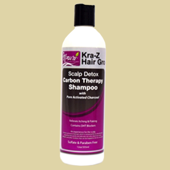 Nzuri Kra-Z Hair Gro Carbon Therapy Shampoo - 12 Ounce bottle - Click Image to Close