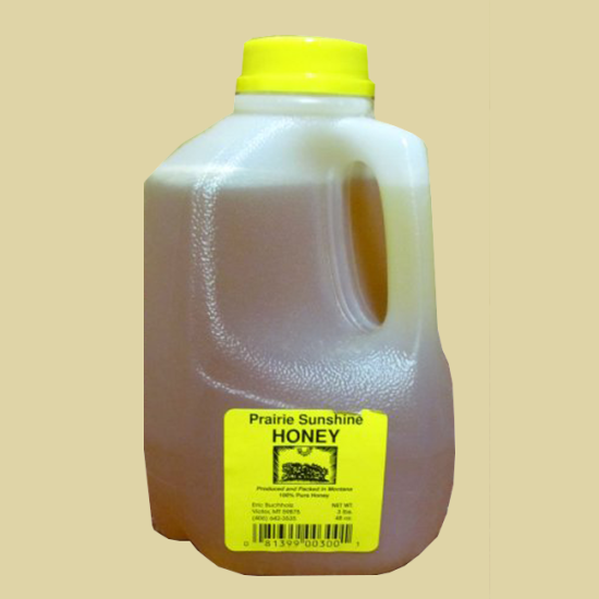 Prairie Sunshine Honey - One Quart (3 Pounds)- From Montana USA! - Click Image to Close