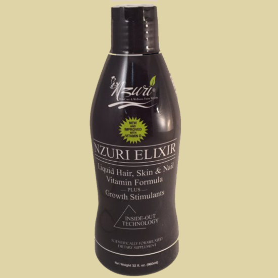 Nzuri Elixir Liquid Hair Vitamin 32 oz - Domestic shipping only - Click Image to Close