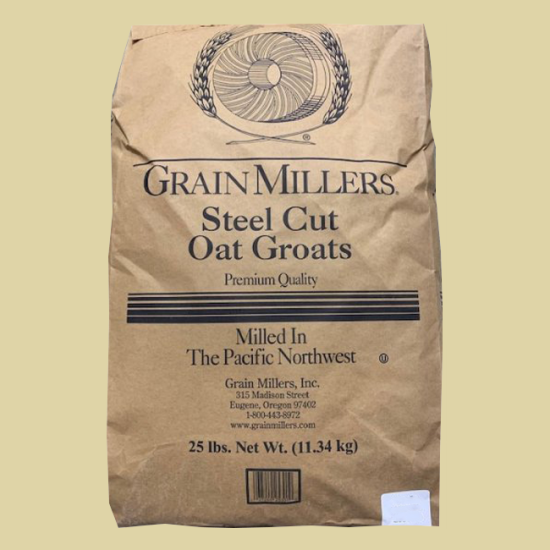 Steel Cut Oat Groats Non-GMO Glyphosate Free (25 Pounds) - Click Image to Close