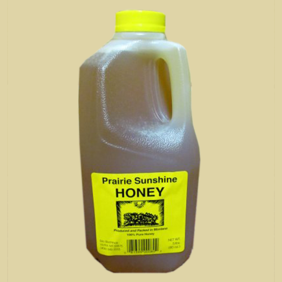 Prairie Sunshine Honey - 5 Pound Jug - From Montana USA! - Click Image to Close