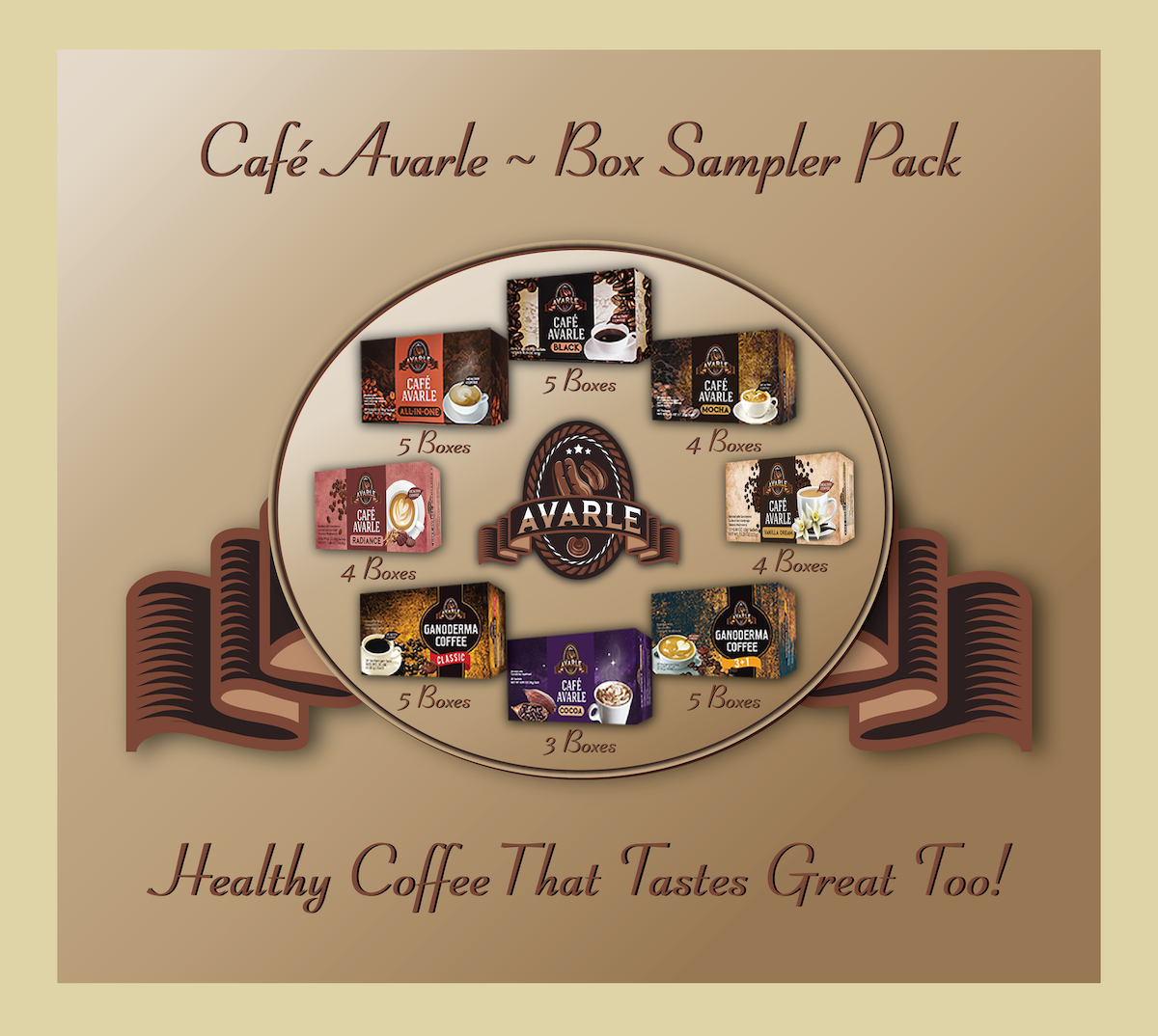 Café Avarle Box Sampler Pack Café Avarle Box Sampler Pack