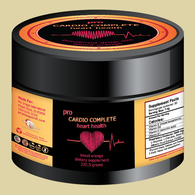Pro Cardio Complete - Powdered Heart Health Drink Mix - 220.5g Jar